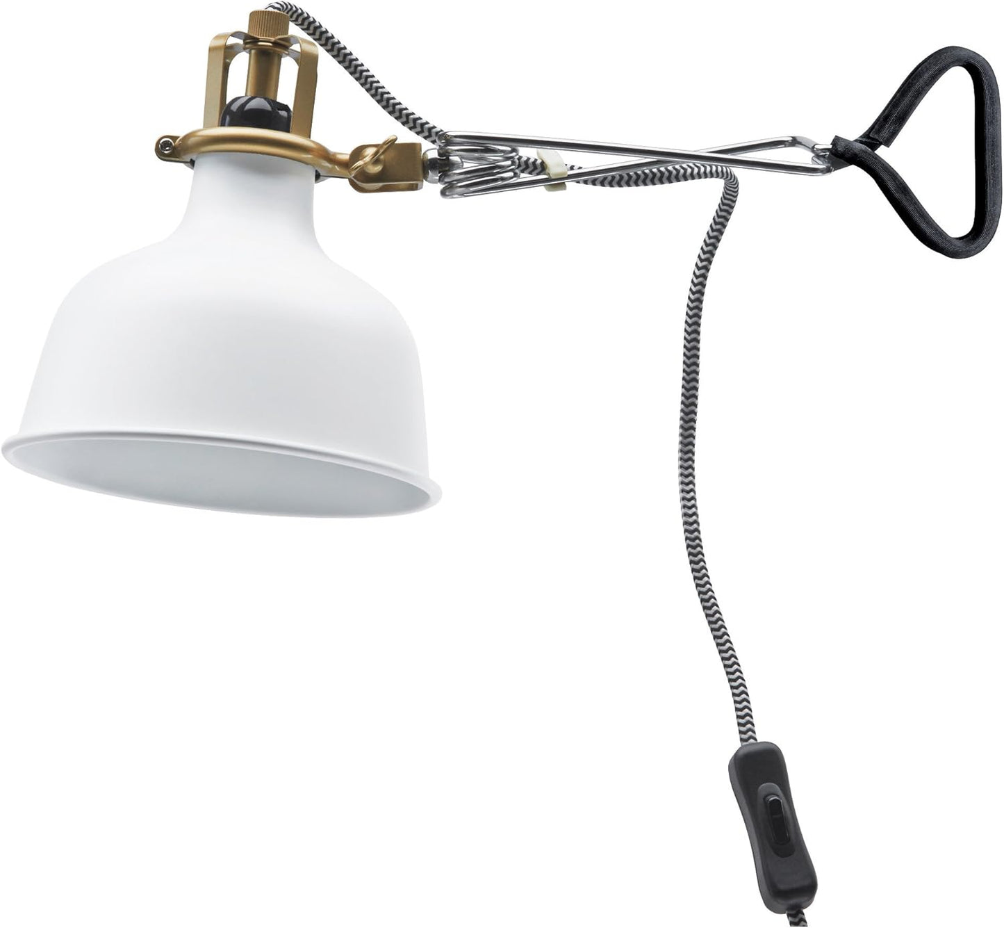 IKEA Ranarp Wall Lamp Clamp Spotlight Off-White C4987