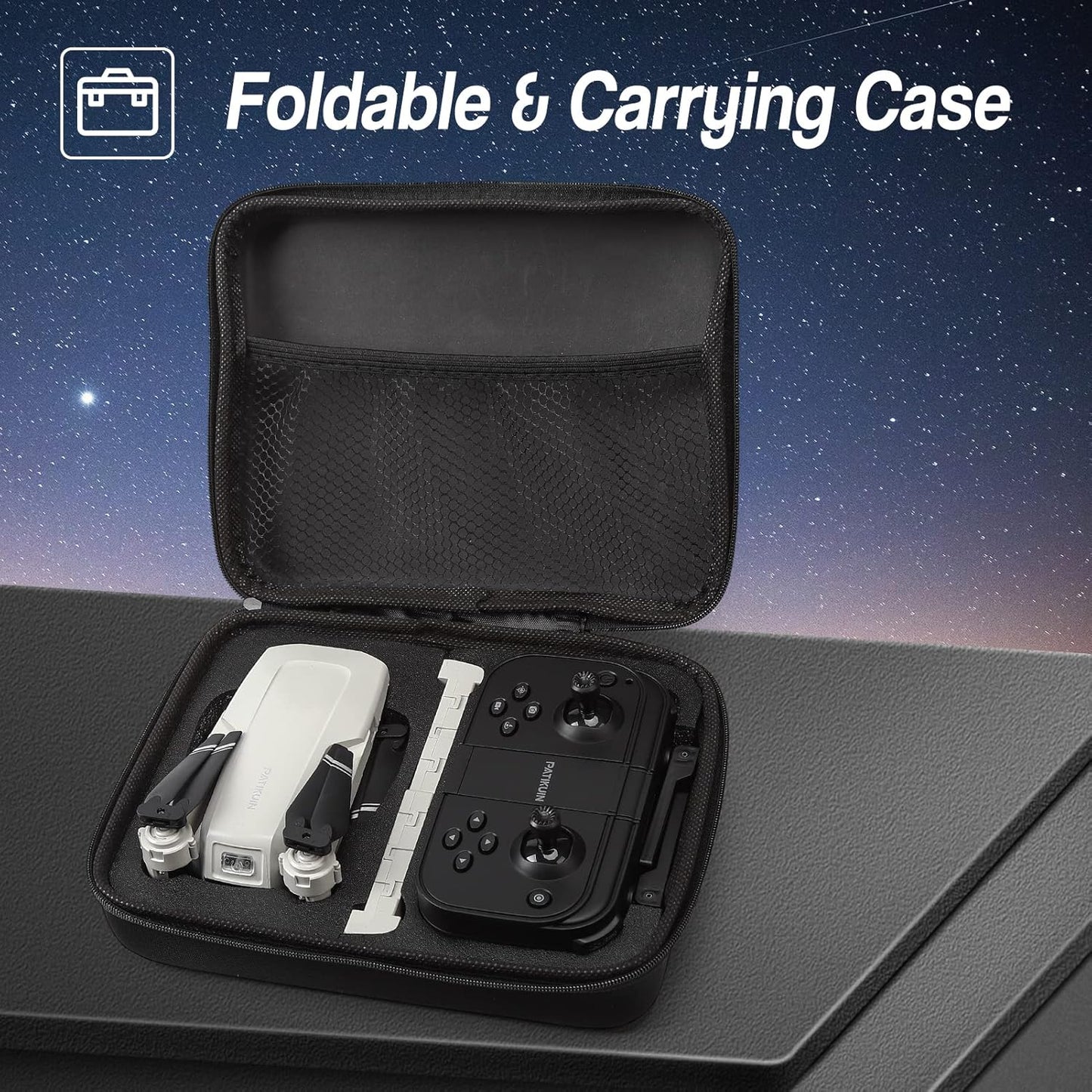 Patikuin S300 HD 1080P FPV Foldable Drone for Adults S9444