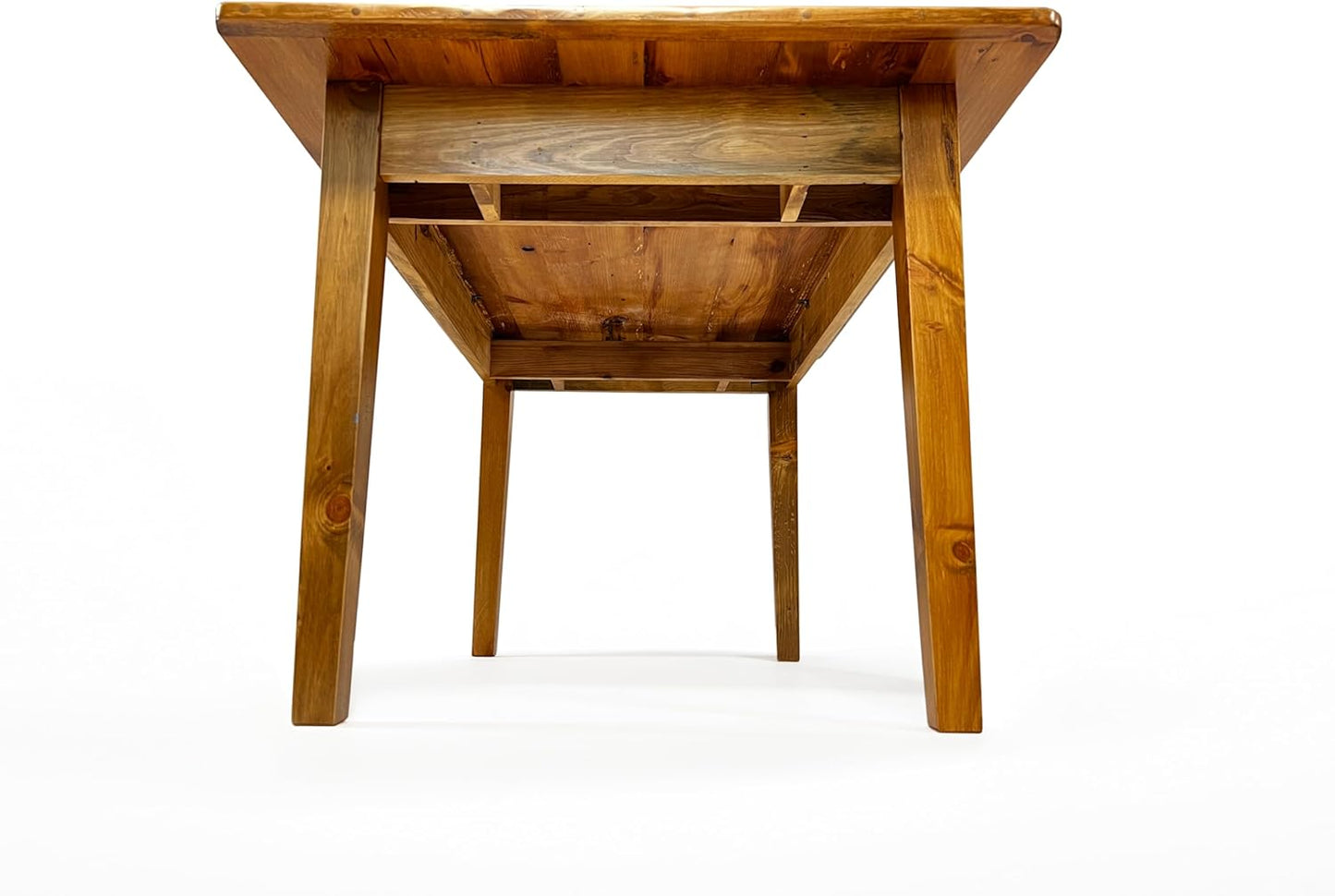 Amish Reclaimed Solid Wood Farmhouse Dining Table with Breadboard Ends M246