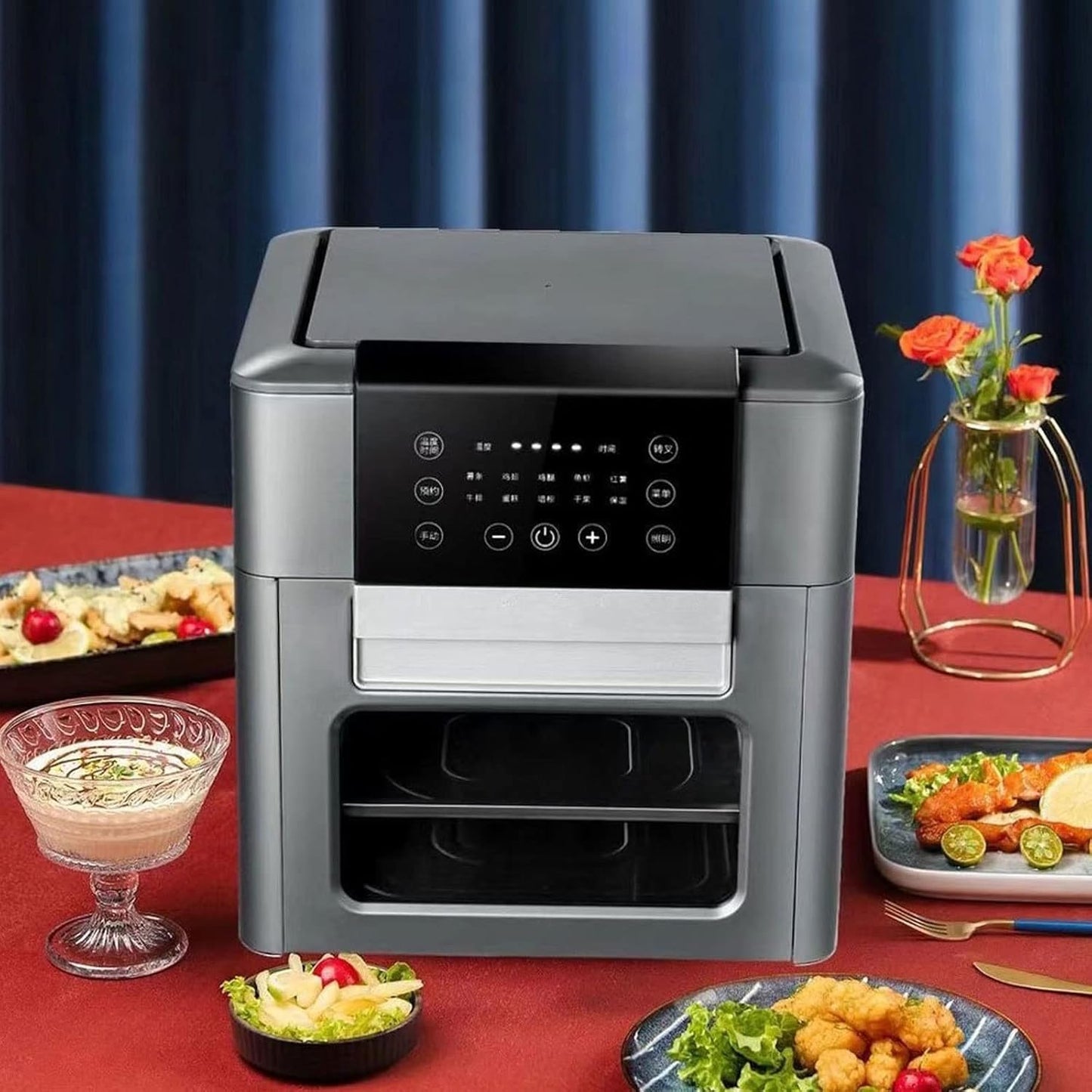 12L Air Fryer Oven with Rotisserie and Dehydrator Q337