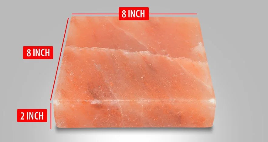 Himalayan Aroma Salt Block Cooking Plate 8"x8"x2" I7070