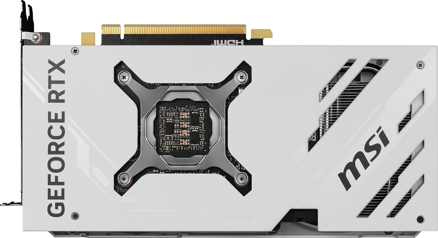 MSI Gaming GeForce RTX 4070 12GB GDRR6X 192-Bit HDMI/DP Graphics Card (RTX 4070 VENTUS 2X WHITE 12G OC) E27245