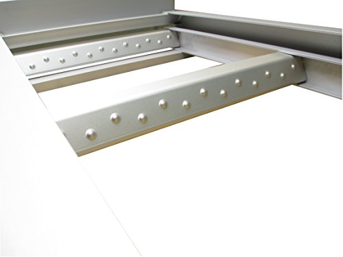 Pactrade Marine Pontoon Boat Under Deck 4 Step Flat Front Ladder Anodized Aluminum 300lbs M668