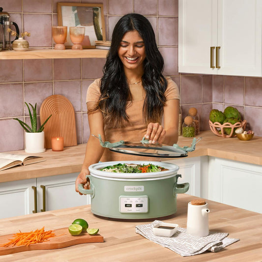 Crock-Pot Programmable Design Series 6-Quart Cook & Carry Slow Cooker, Moonshine — Product Information | Product Guide PD