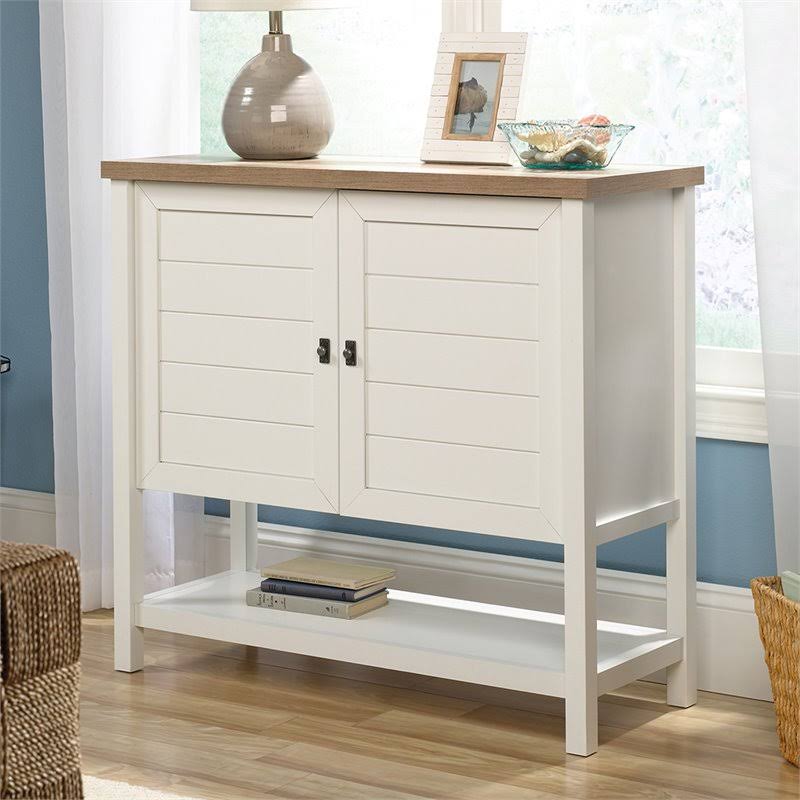 Sauder Cottage Road Storage Cabinet Soft White L6435
