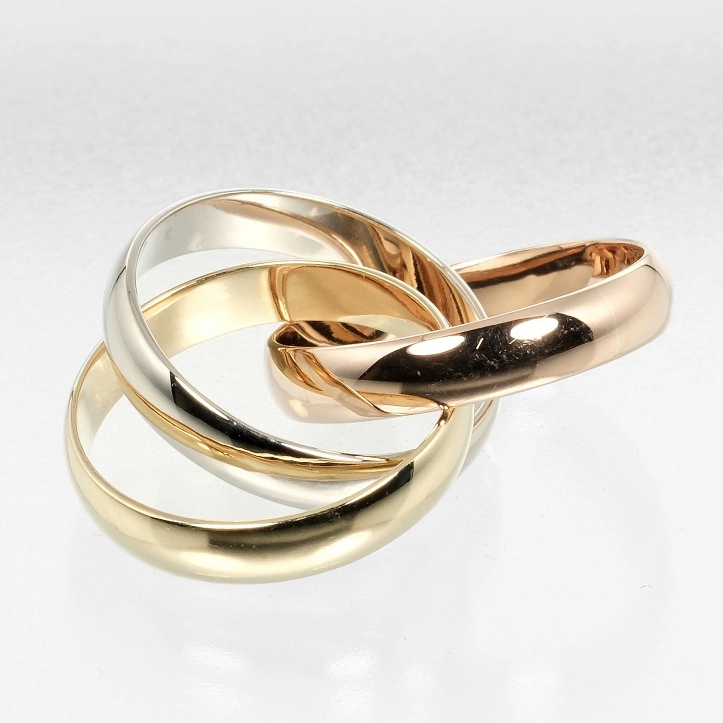 Cartier Trinity Ring K18 Gold YG PG WG A47215
