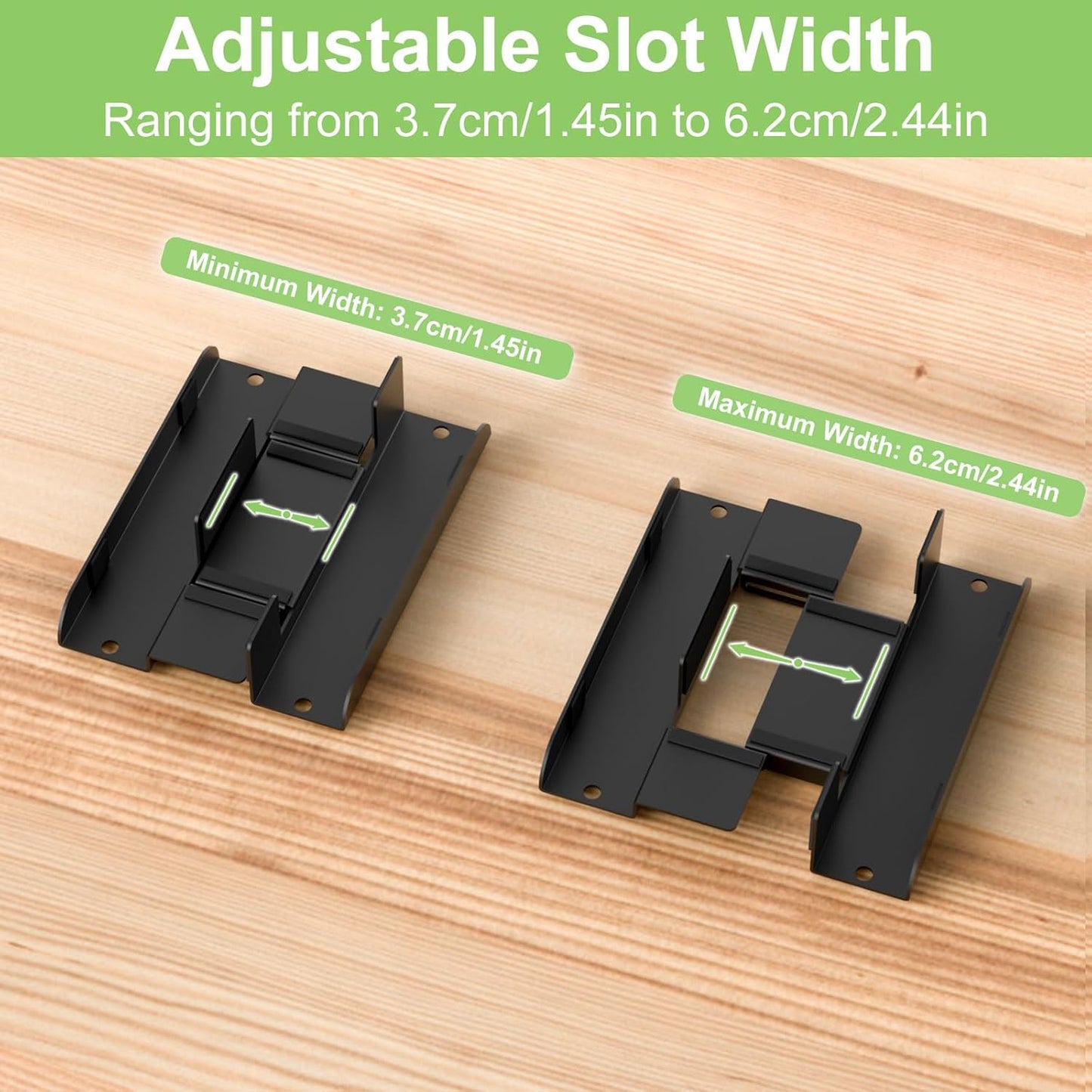 Universal Mini PC Desk Stand for Dell HP Lenovo Adjustable Vertical Holder V5694