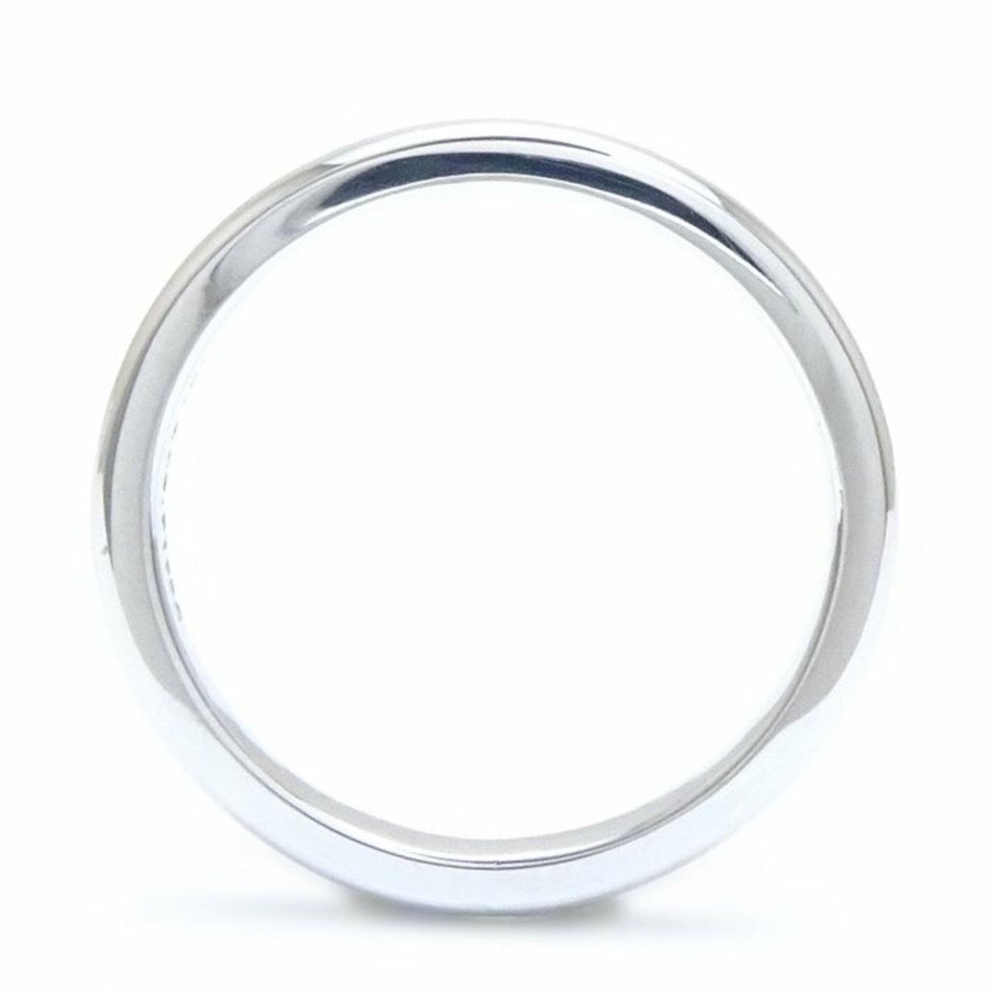 Tiffany & Co. Wedding Band Ring 2mm Pt950 Platinum Z583
