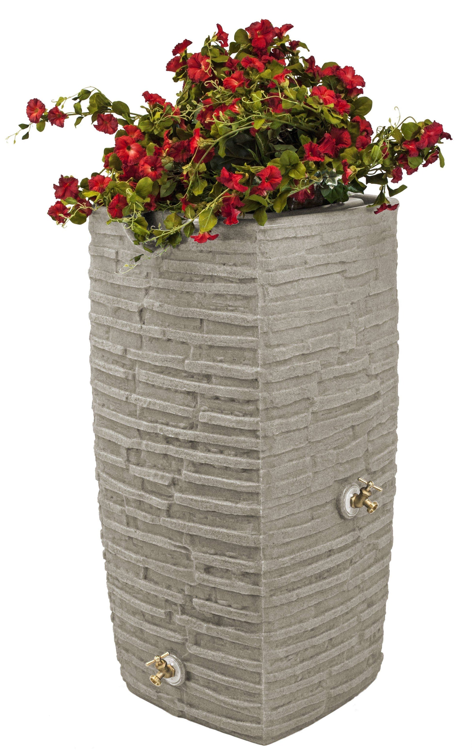 Good Ideas | Impressions Riverwalk 50 Gallon Rain Saver Sandstone
