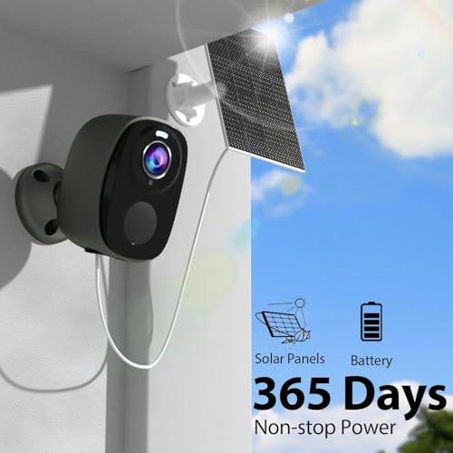 Wireless Outdoor Security Camera 5MP Battery Powered with AI Motion Detection W885