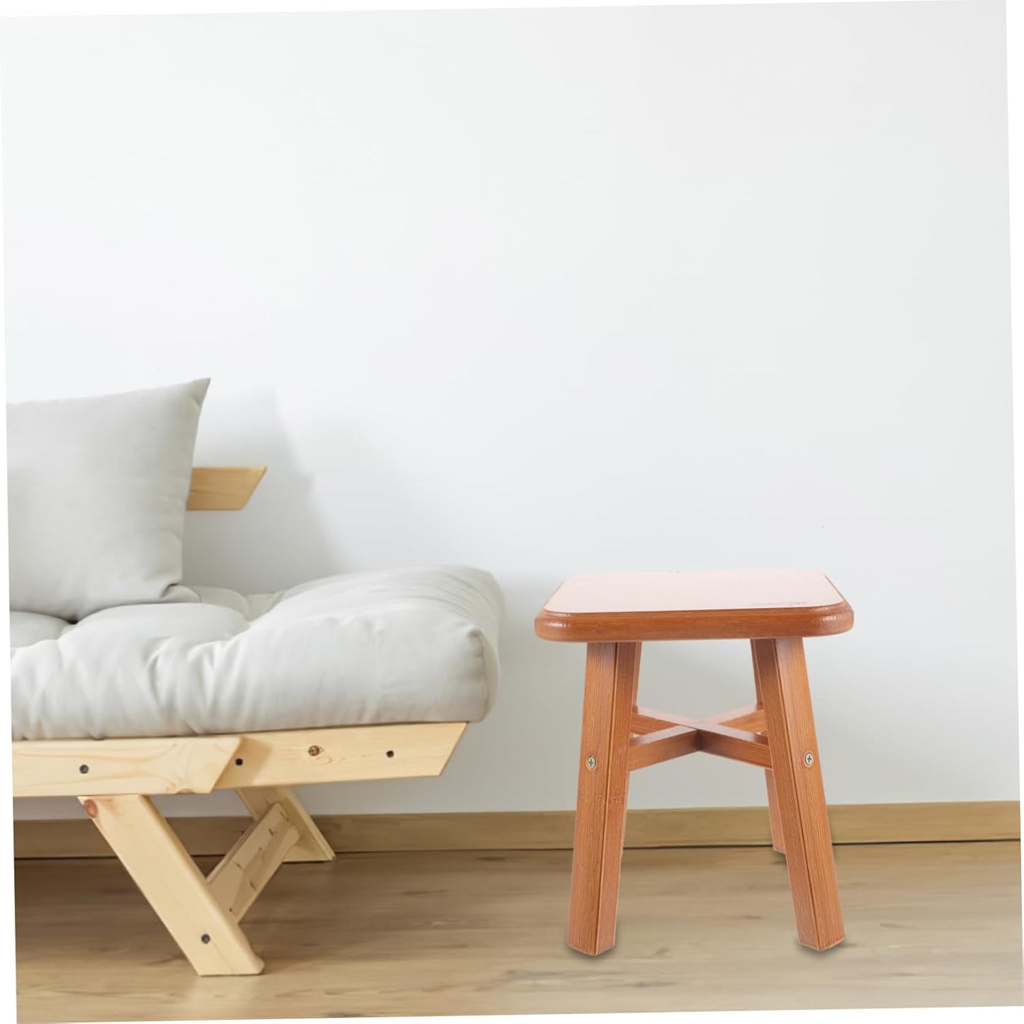 Wood Stool for Home Indoor Sitting and Stepping L447