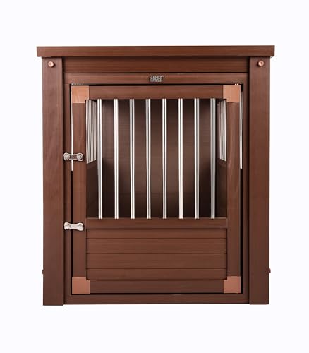 New Age Pet® ECOFLEX® Dog Crate End Table - Furniture-Style Pet Crate with Stainless Steel Tubing J4624