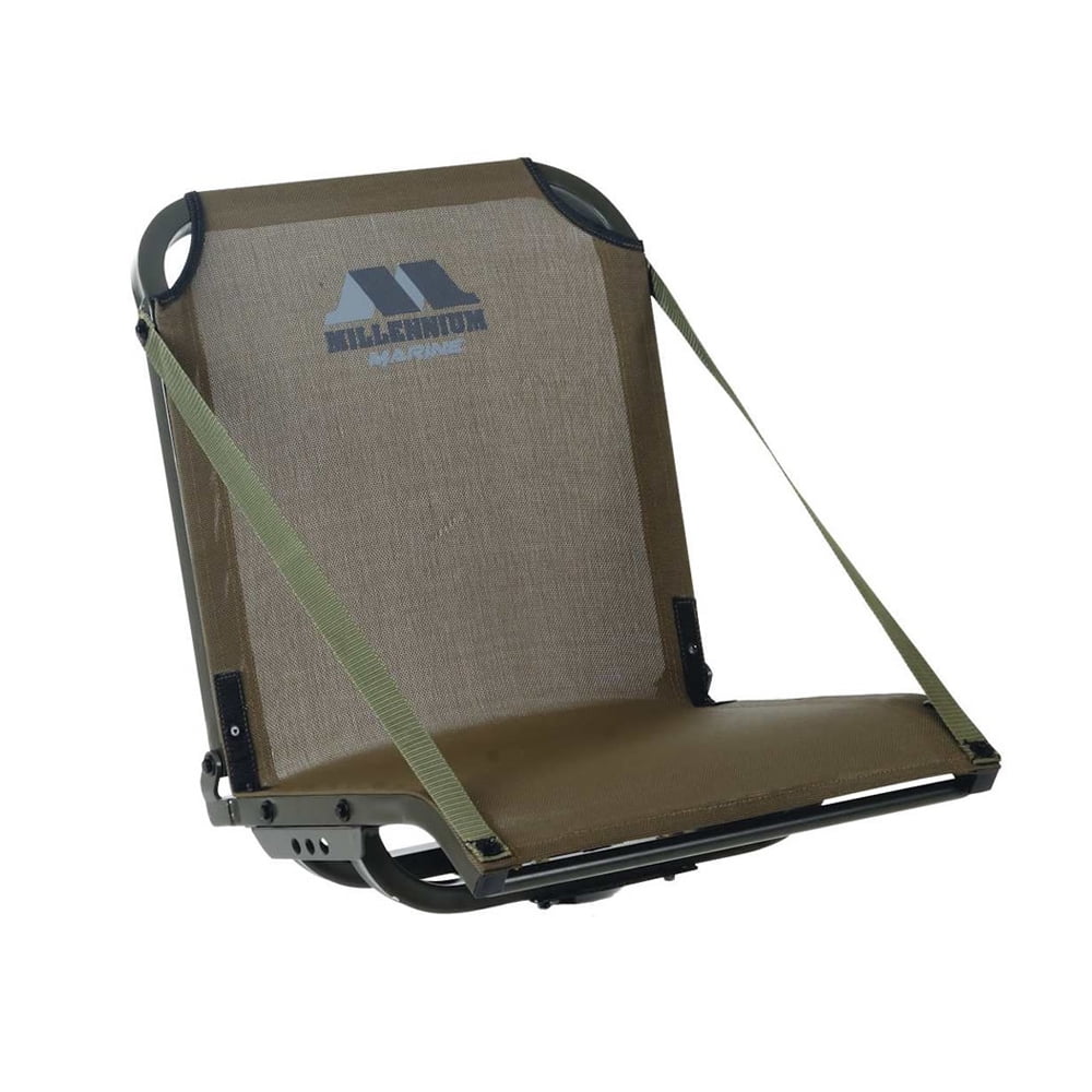Millennium Marine B100 Green ComfortMAX Boat Seat with D200 SideKick Double Seat Pedestal O4814