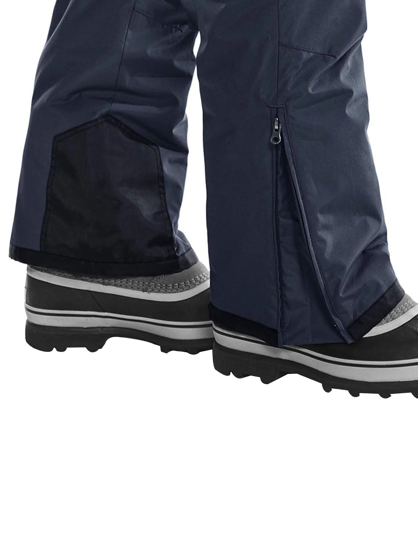 Men's Insulated Waterproof Ski Bib Overalls with Pocket Y52422