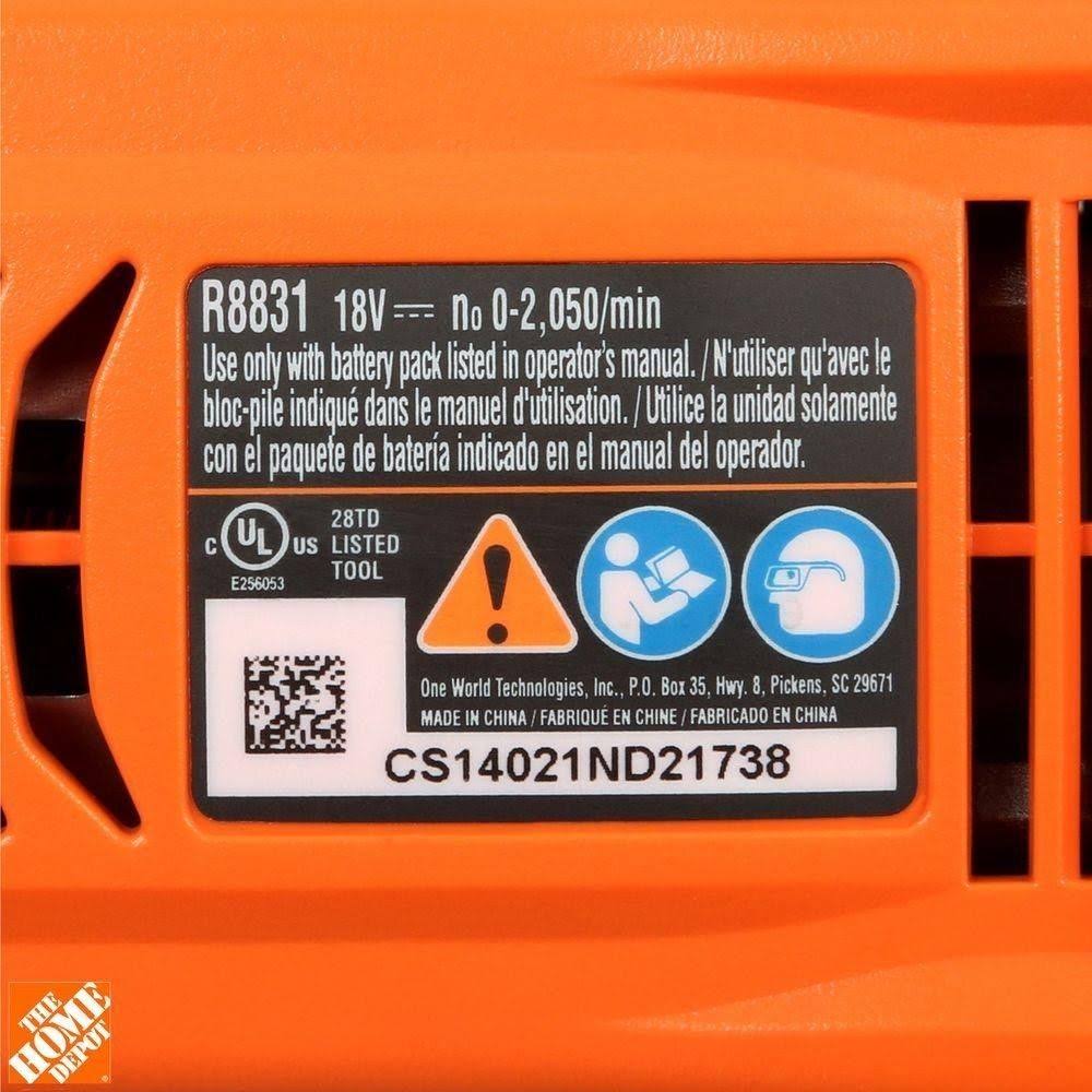 Ridgid 18-Volt Cordless Jig Saw (Tool Only) Y90372