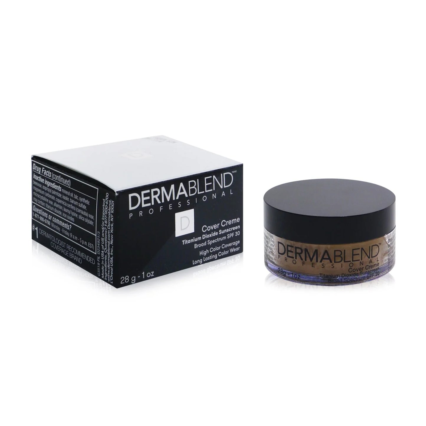 Dermablend Cover Creme Broad Spectrum SPF 30 Tawny Beige 28g R987