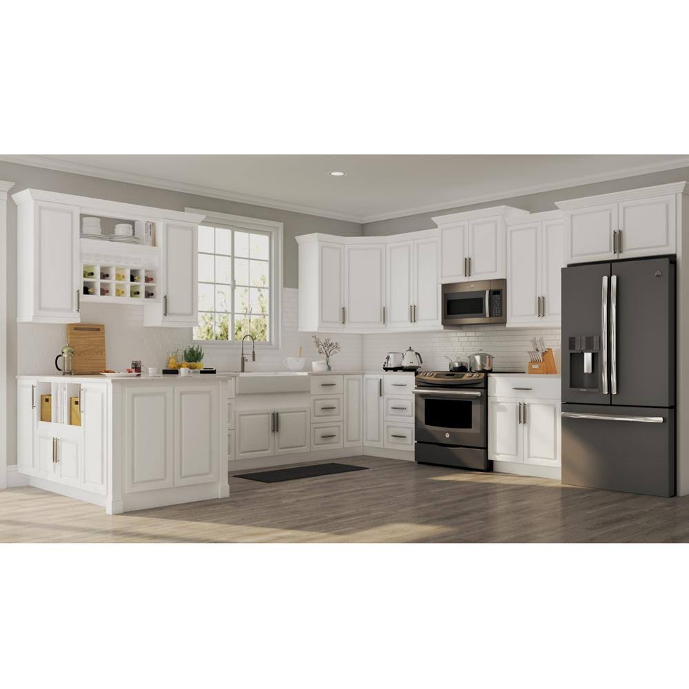 Hampton Bay Base Cabinet 9x34.5x24 in Satin White B5986