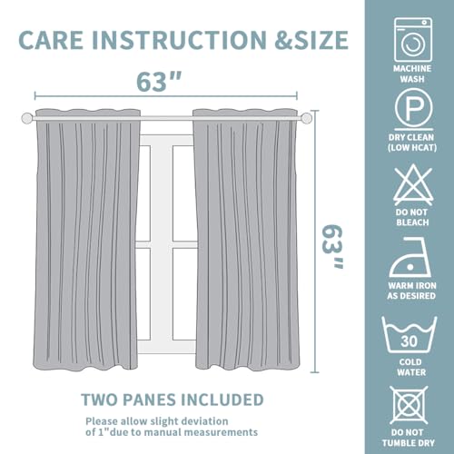 Tie Dye Blackout Curtains for Kids Boho Rainbow Rod Pocket Drapes 42 x 45 Inch K1712