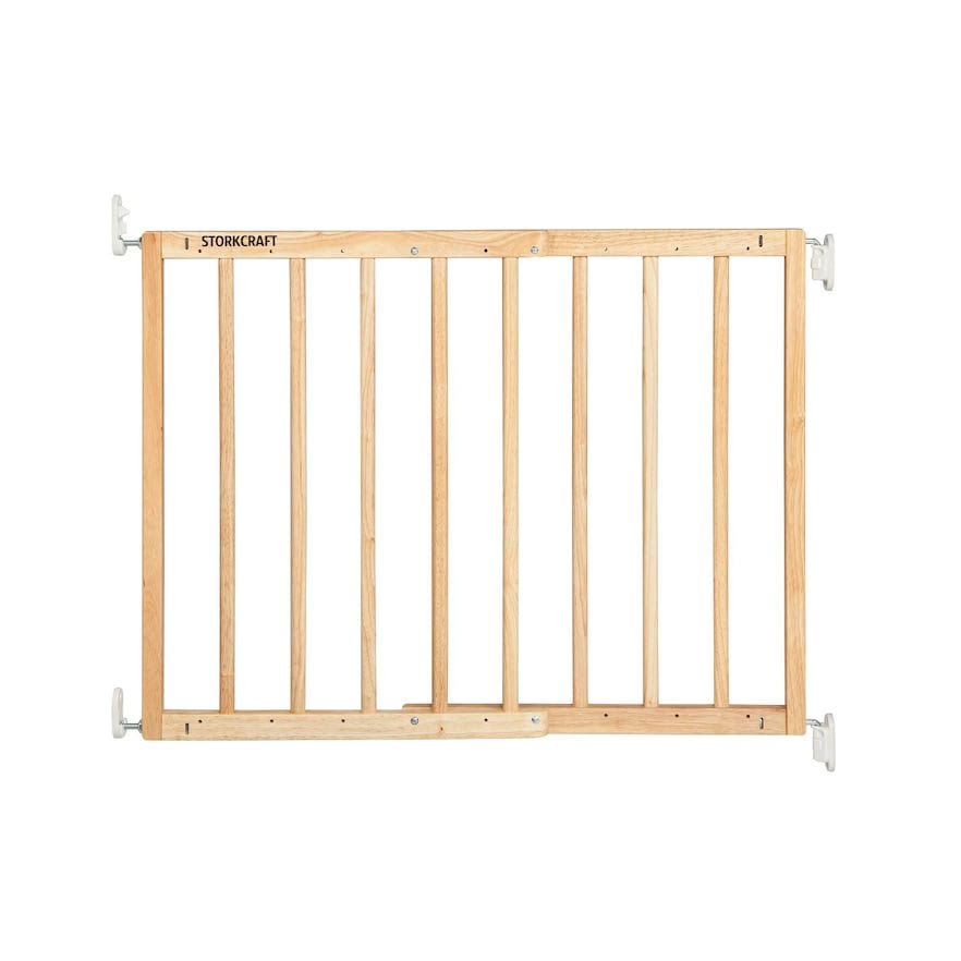 Storkcraft Easy Walk-Thru Wooden Safety Gate, Natural
