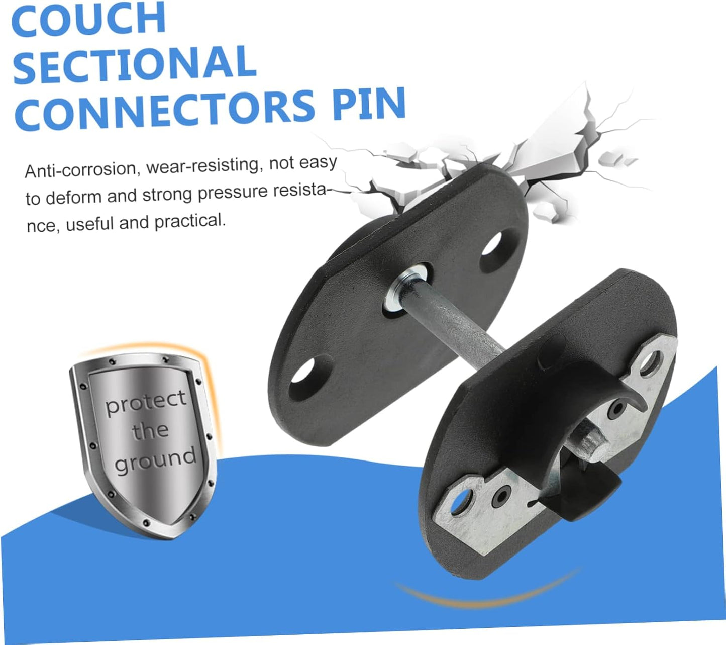 MAGICLULU 20 Sets Sofa Connector Pin-style Replacement Parts J5508