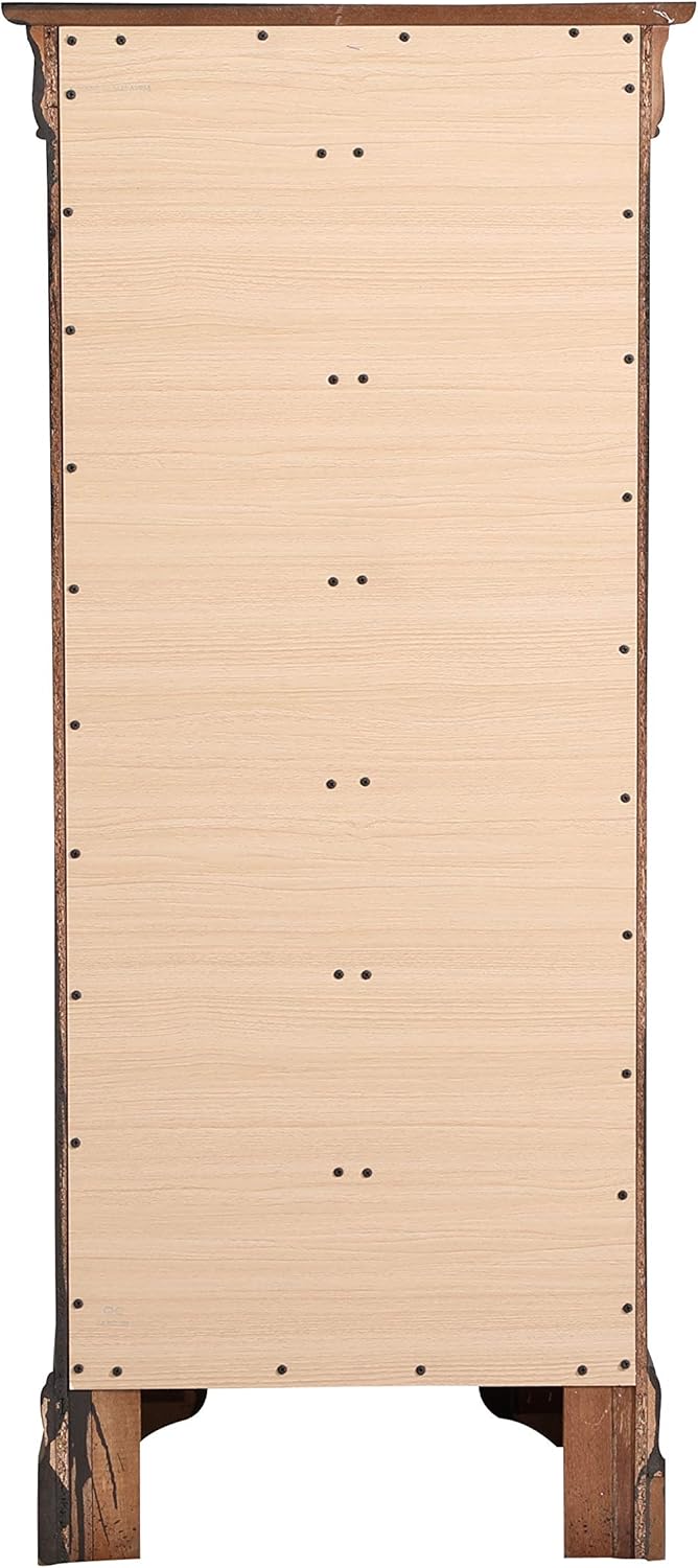 Glory Furniture Louis Phillipe 7 Drawer Lingerie Chest Cappuccino V49787