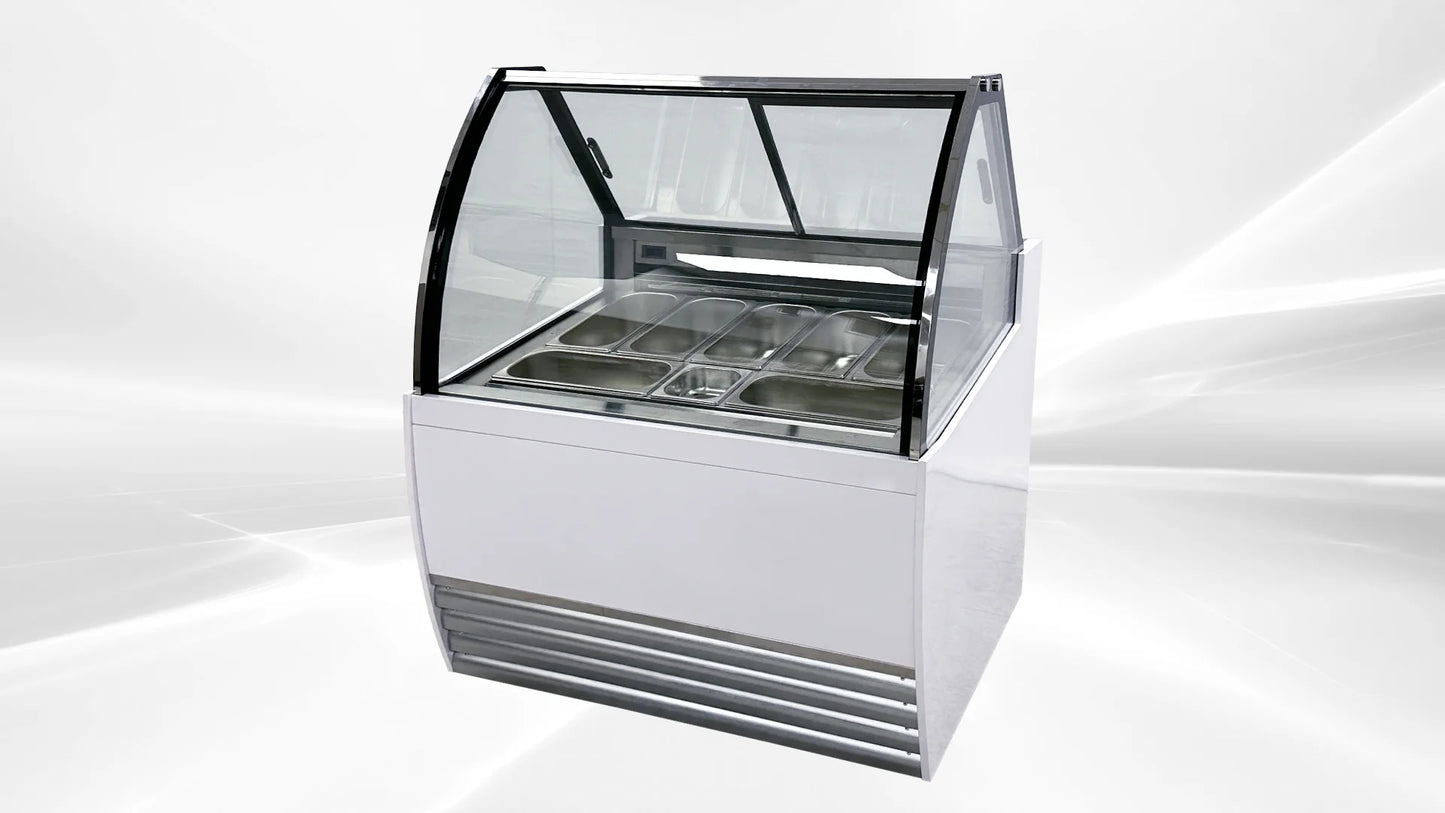 Gelato Dipping Cabinet Cooler 7 Pan DW-7R H1544