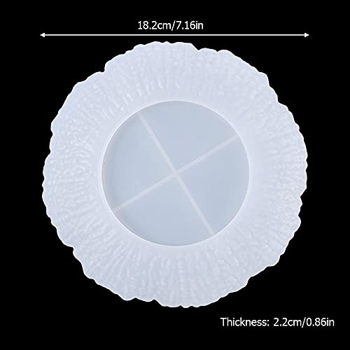Round Fruit Tray Silicone Mold for Resin DIY Jewelry Dish E968923
