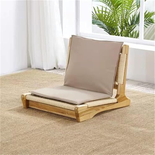 Task Chair Backrest Chair Living Room Furniture Window Seat Tatami Legless Chair Straw Rattan Tatami