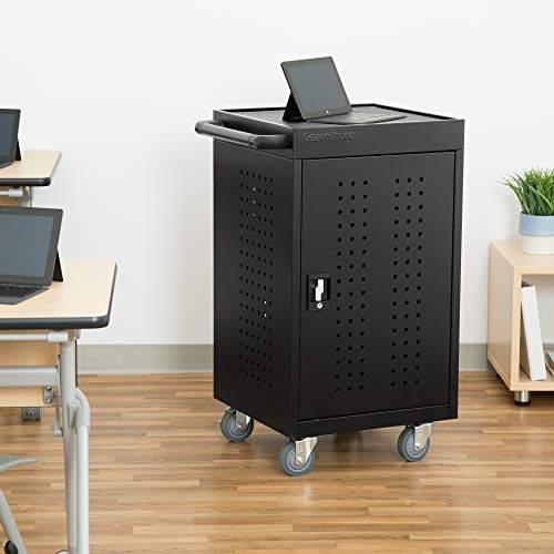 Learniture Structure Series 30-Device Mobile Charging Station for Laptops and Tablets, Black C161414