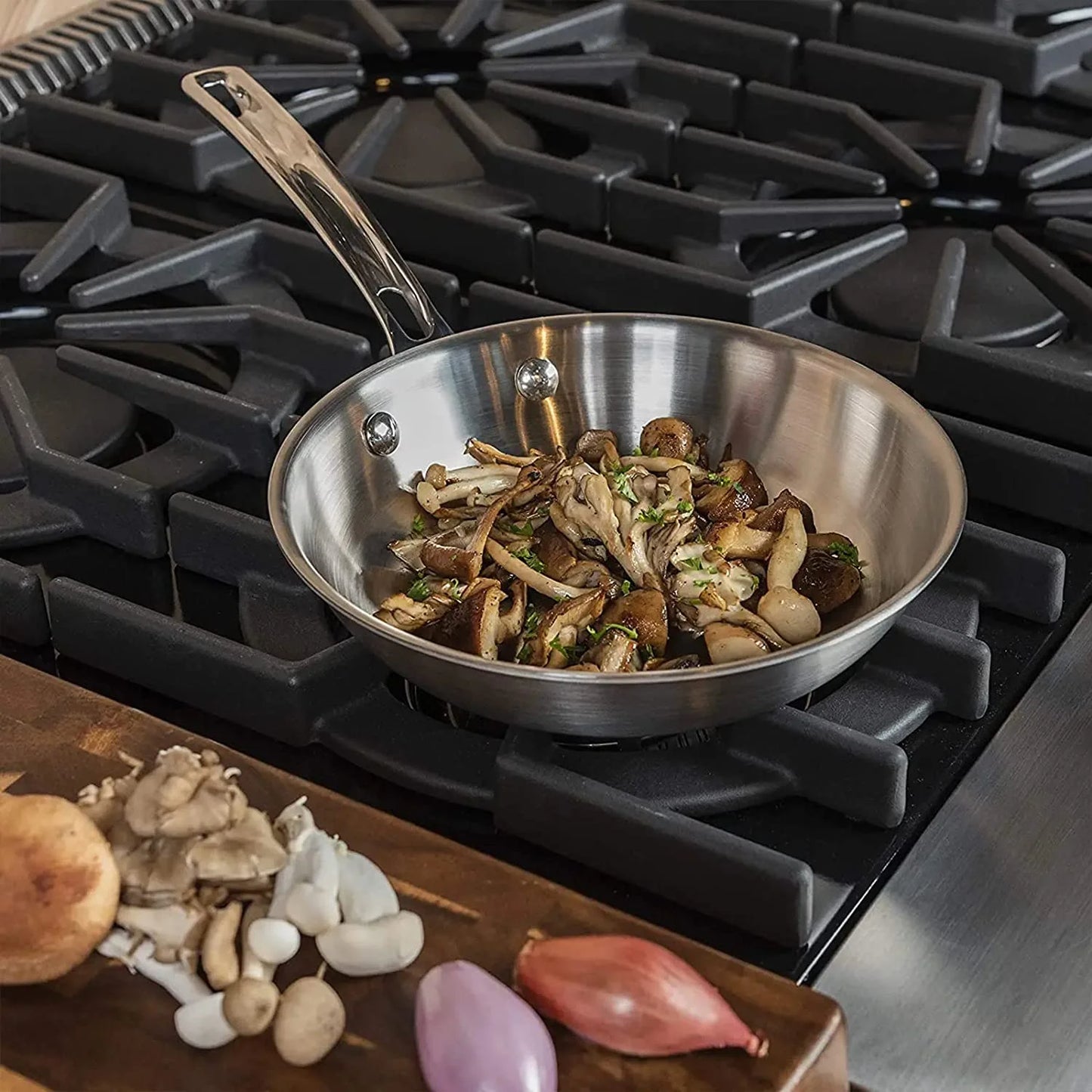 Viking Professional 5-Ply Stainless Steel Cookware Set 10 Piece F443