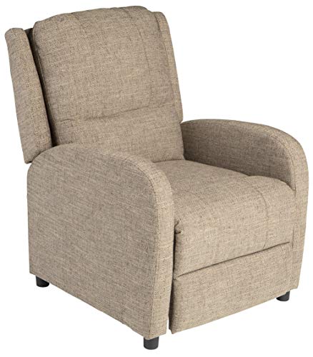 Thomas Payne RV Pushback Recliner, Majestic Chocolate, 27.5" W x 37" D x 36.5" H, Low-Maintenance PolyHyde Upholstery, High-Density Comfort Foam, Fully Reclines to 63" Depth - 377054