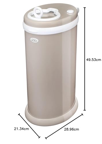 Ubbi Steel Diaper Pail, Odor Locking, Terrazzo E17089