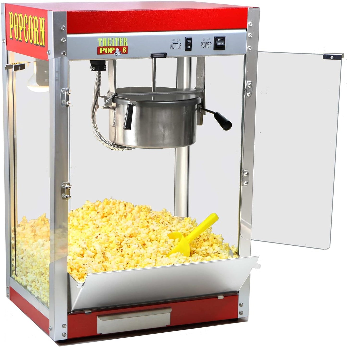 Paragon Theater Pop 8 Ounce Popcorn Machine, Red Z856966