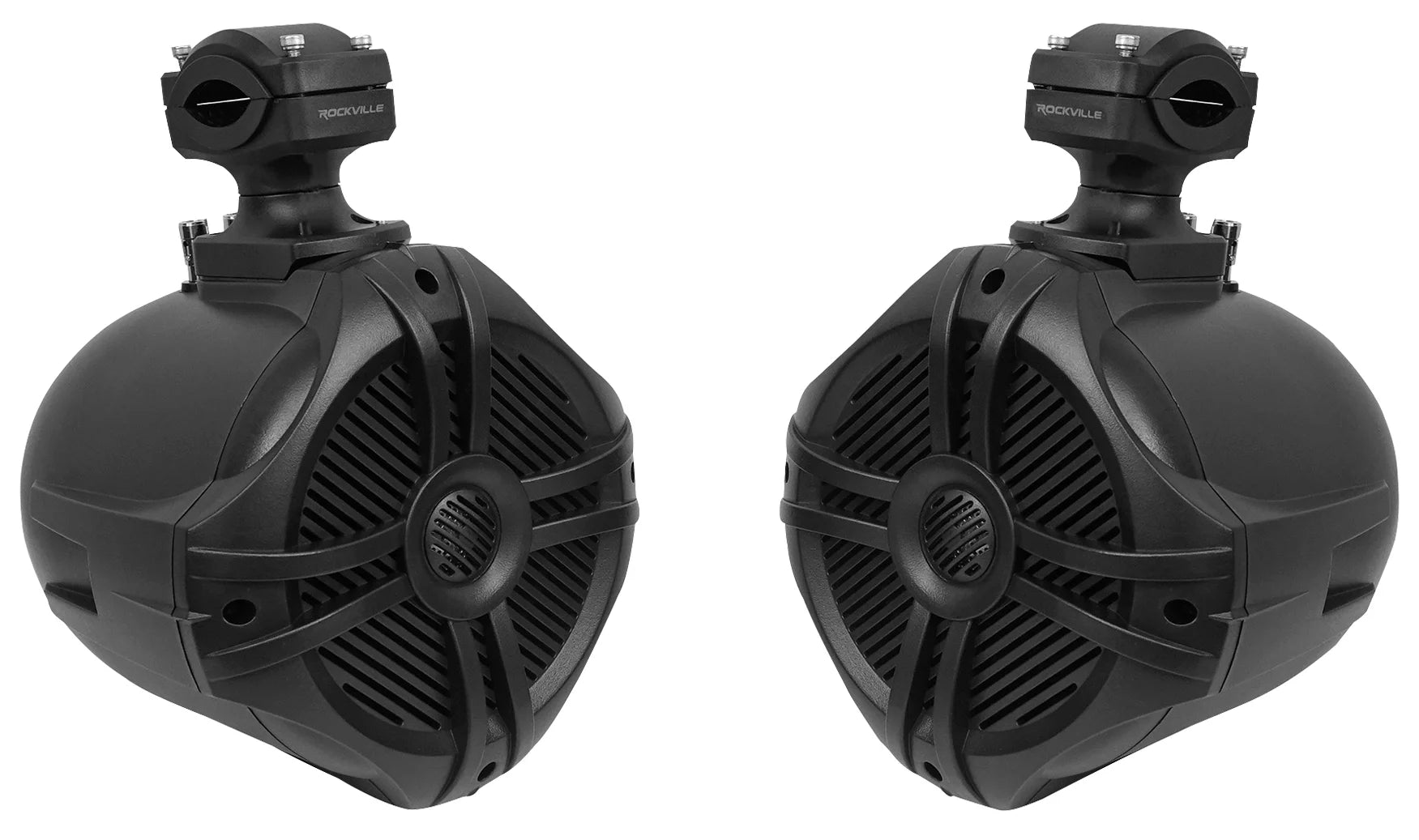 2) Rockville RWB70B 6.5" 360° Swivel Tower Speakers for John Deere Gator XUV/RSX