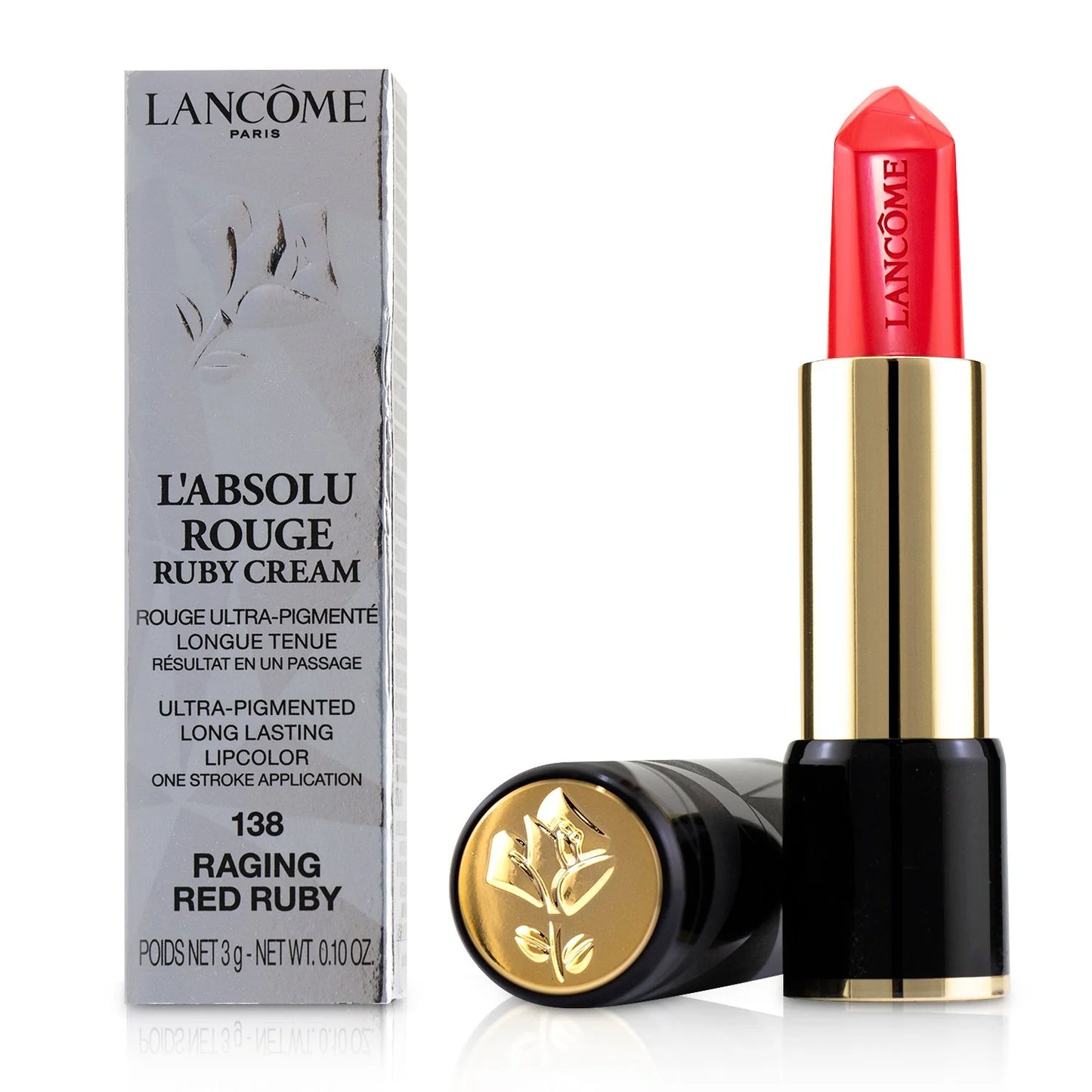 Lancome L'Absolu Rouge Ruby Cream Lipstick - Crimson Flame 3g B232121