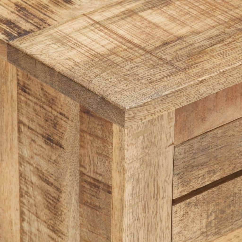 Country Farmhouse Entertainment Center TV Stand, Mango Wood F68253
