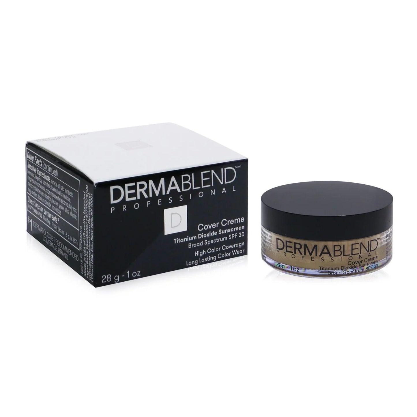 Dermablend Cover Creme Broad Spectrum SPF 30 Tawny Beige 28g R987