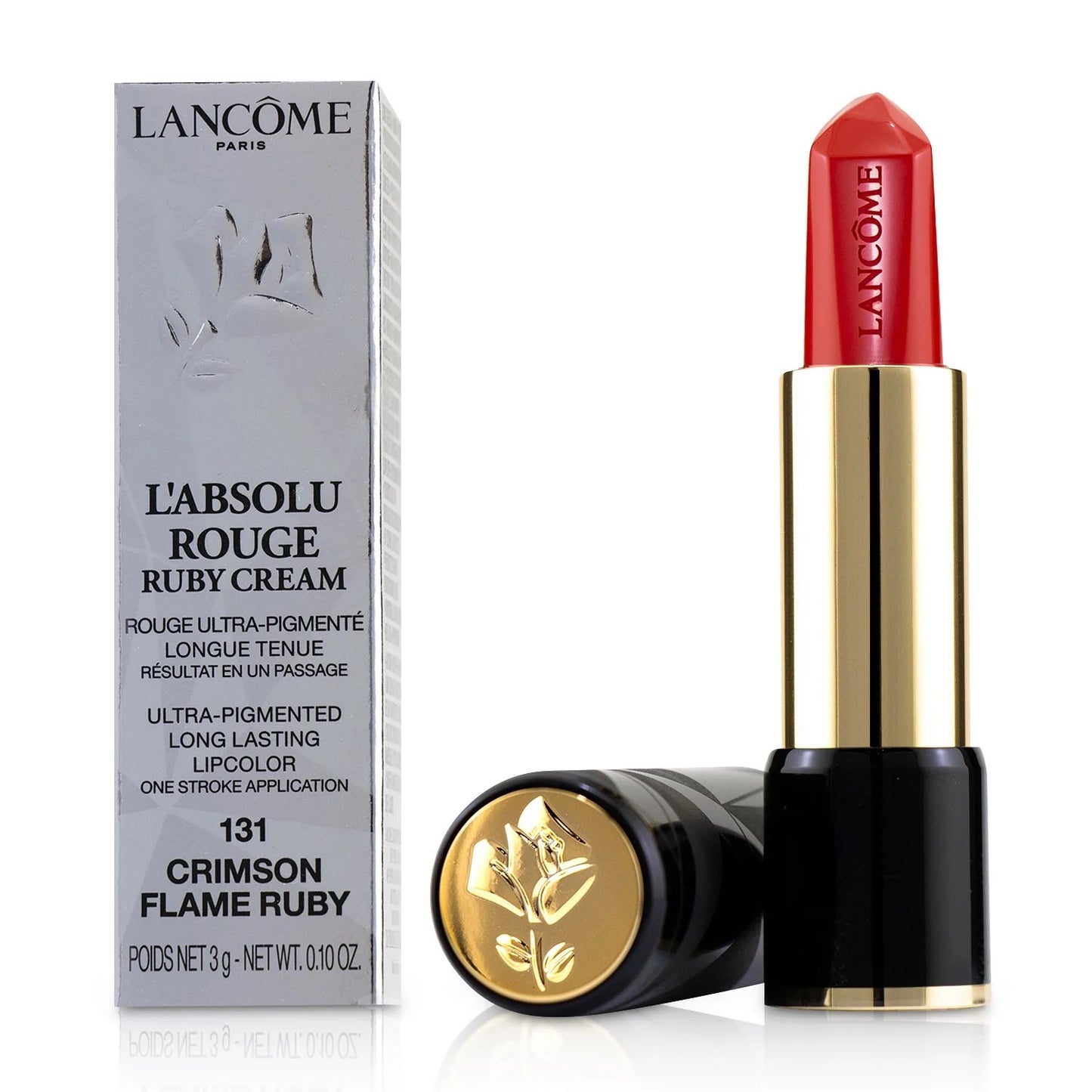Lancome L'Absolu Rouge Ruby Cream Lipstick - Crimson Flame 3g B232121