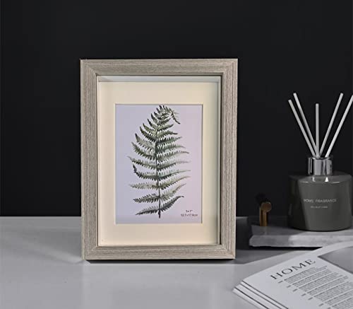 Farmhouse 5x7 Shadow Box Frame Display Case White 4 Pack U952392