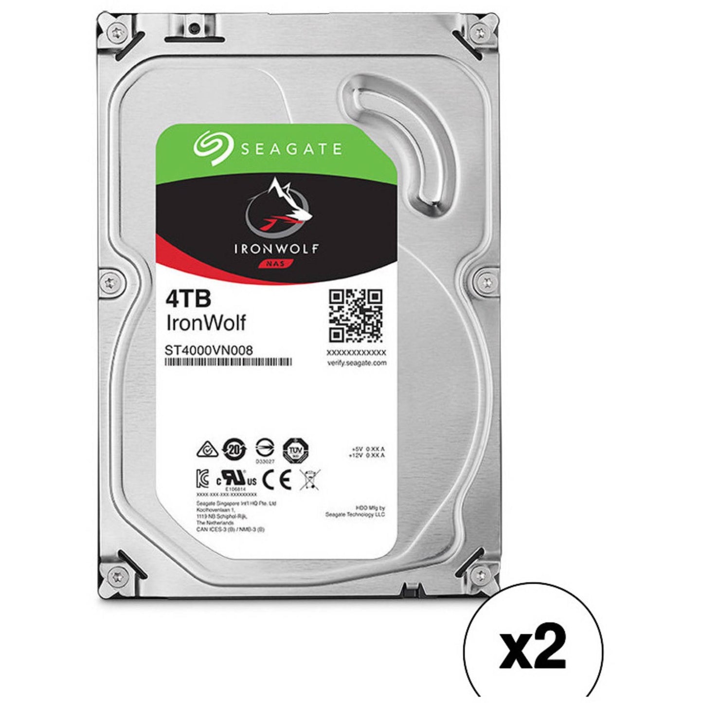 Seagate - IronWolf 4TB Internal SATA Hard Drive for Desktops
