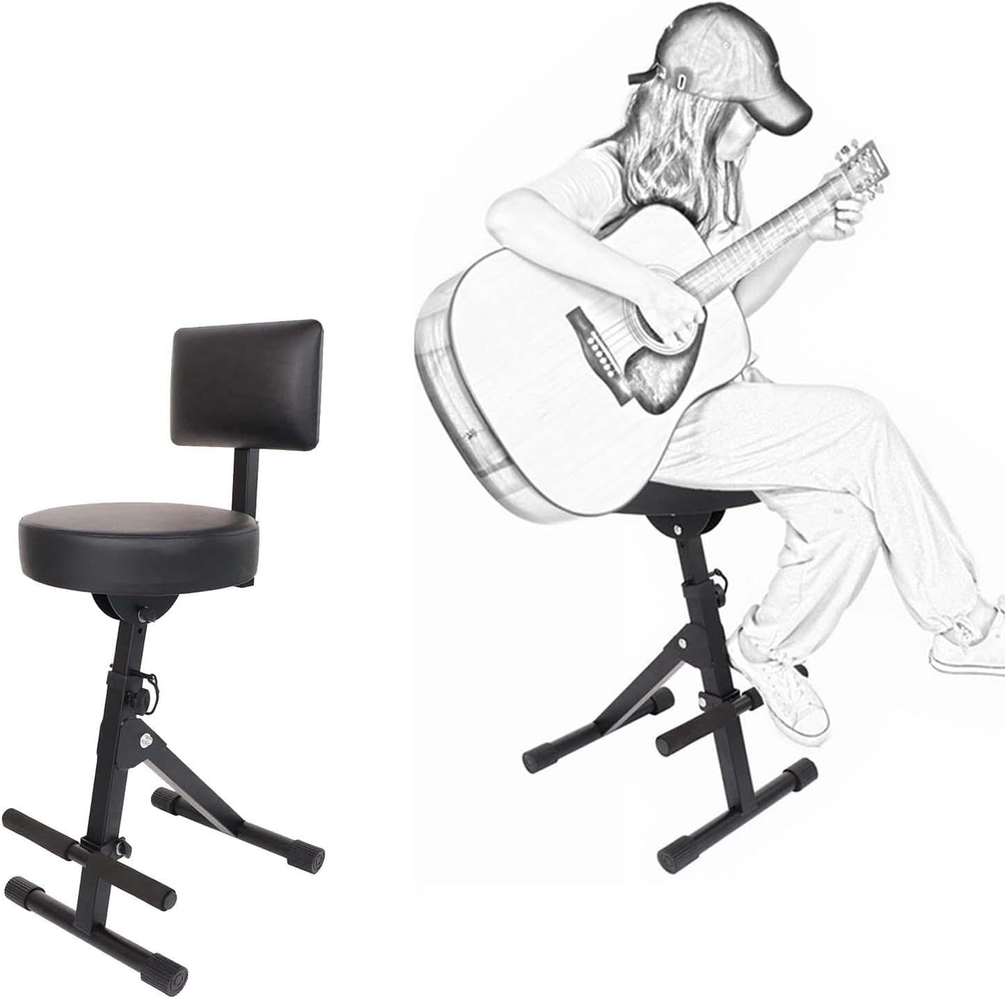 Guitar Chair Guitar Stool for Bass Guitar and Guzheng Y271
