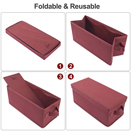 CD Storage Boxes for 30 CDs, 2 Pack, Black V499