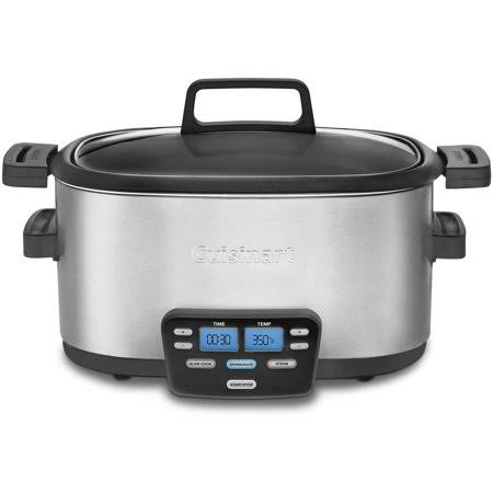 Cuisinart Msc-600 3-in-1 Cook Central 6-Quart Multi-Cooker: Slow Cooker, Brown/Saute, Steamer