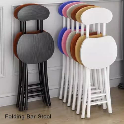 18" Folding Stool with Backrest, Portable for Outdoor Travel B6802