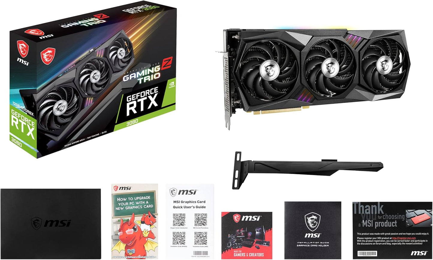 MSI Gaming GeForce RTX 3080 LHR 12GB Graphics Card O423