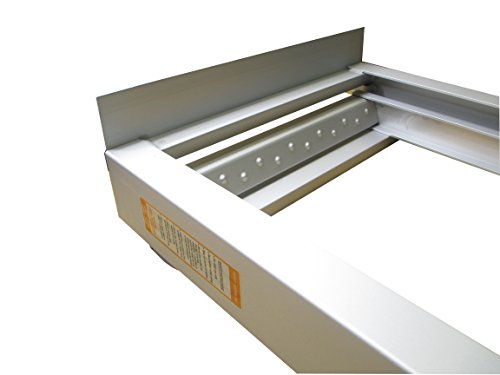 Pactrade Marine Pontoon Boat Under Deck 4 Step Flat Front Ladder Anodized Aluminum 300lbs M668
