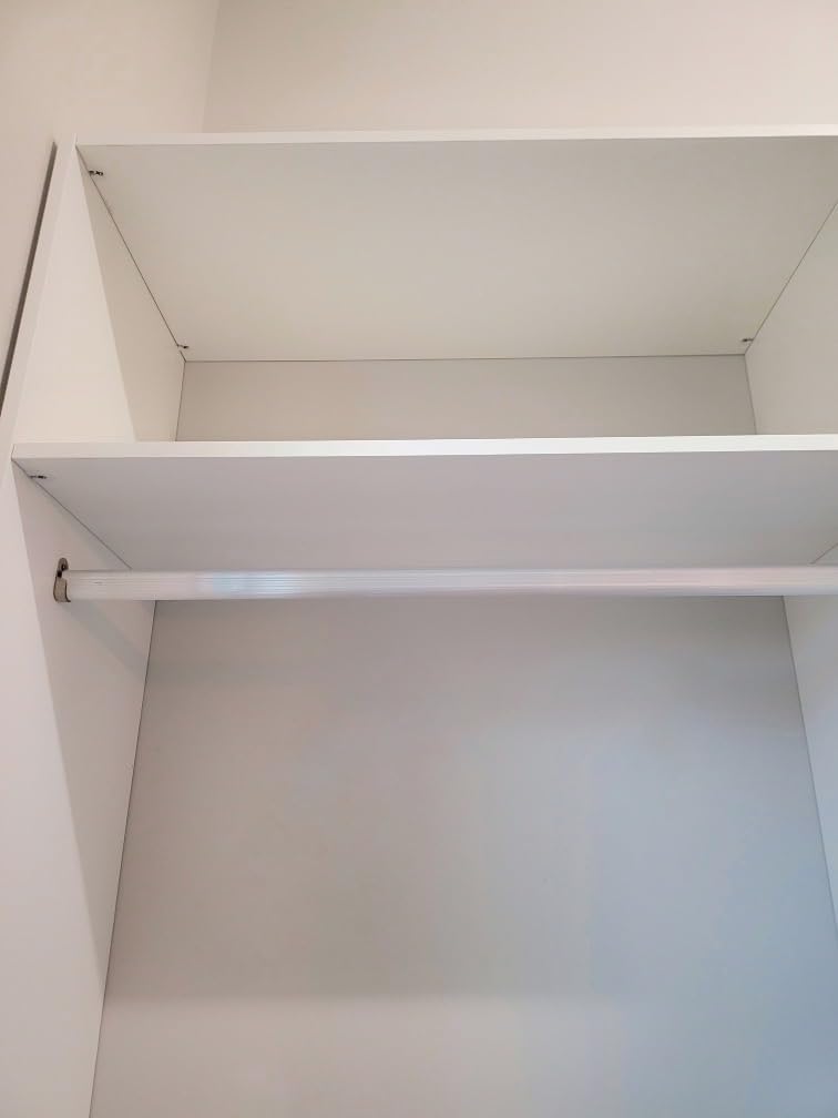 Dual Tower Closet Storage Organizer with Shelves and Drawers, White Y8278