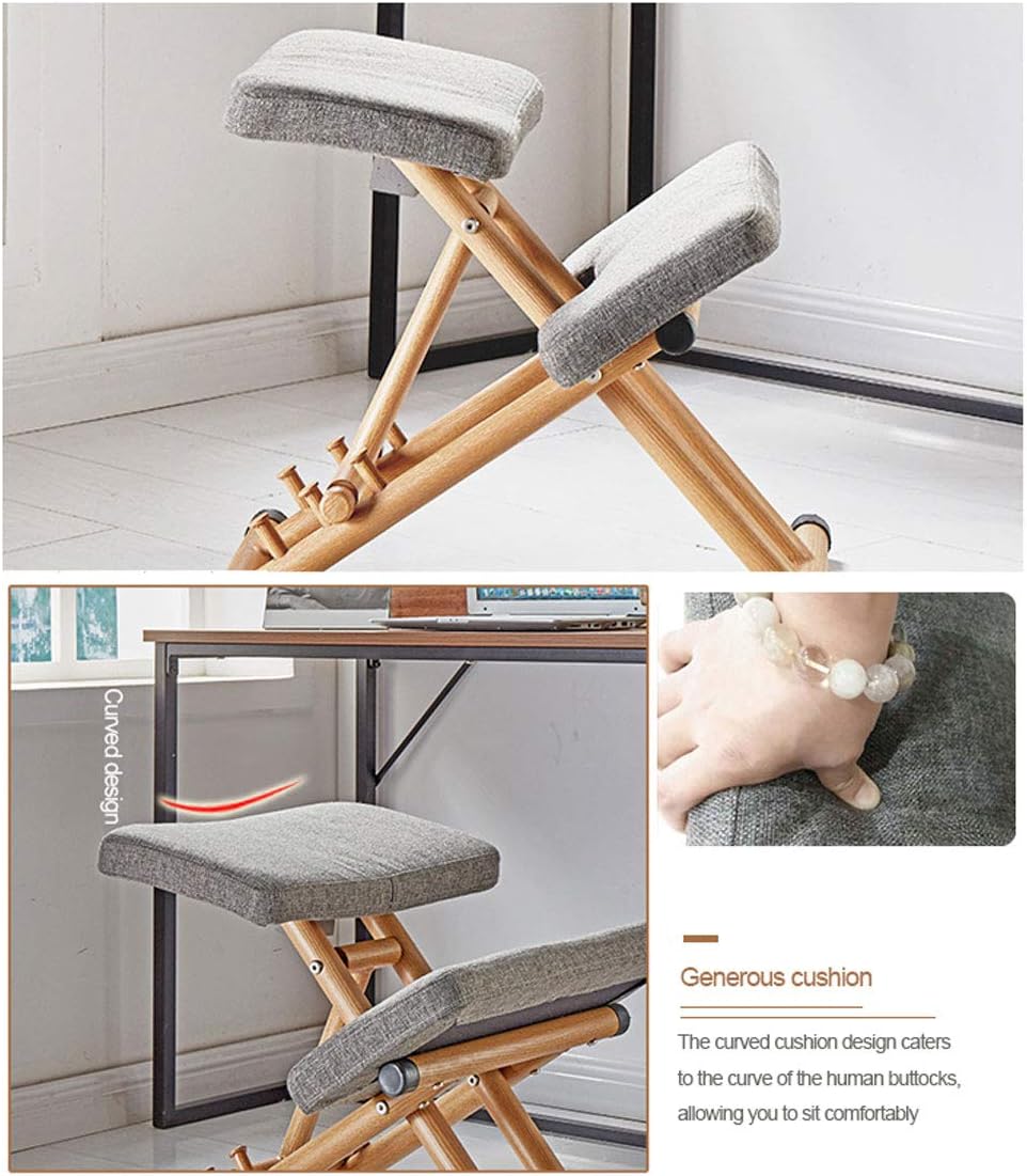 Ergonomic Foldable Kneeling Chair for Posture Correction S4793