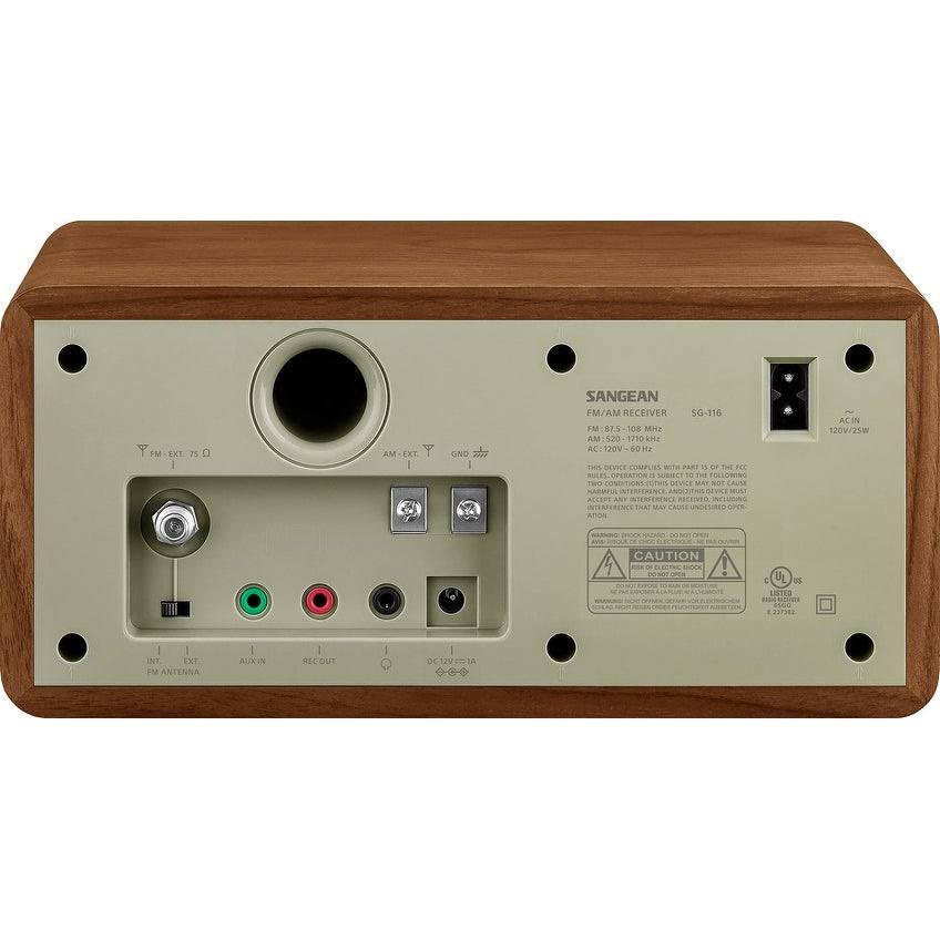 Sangean Wood Cabinet AM/FM Analog Radio SG-116 X871279