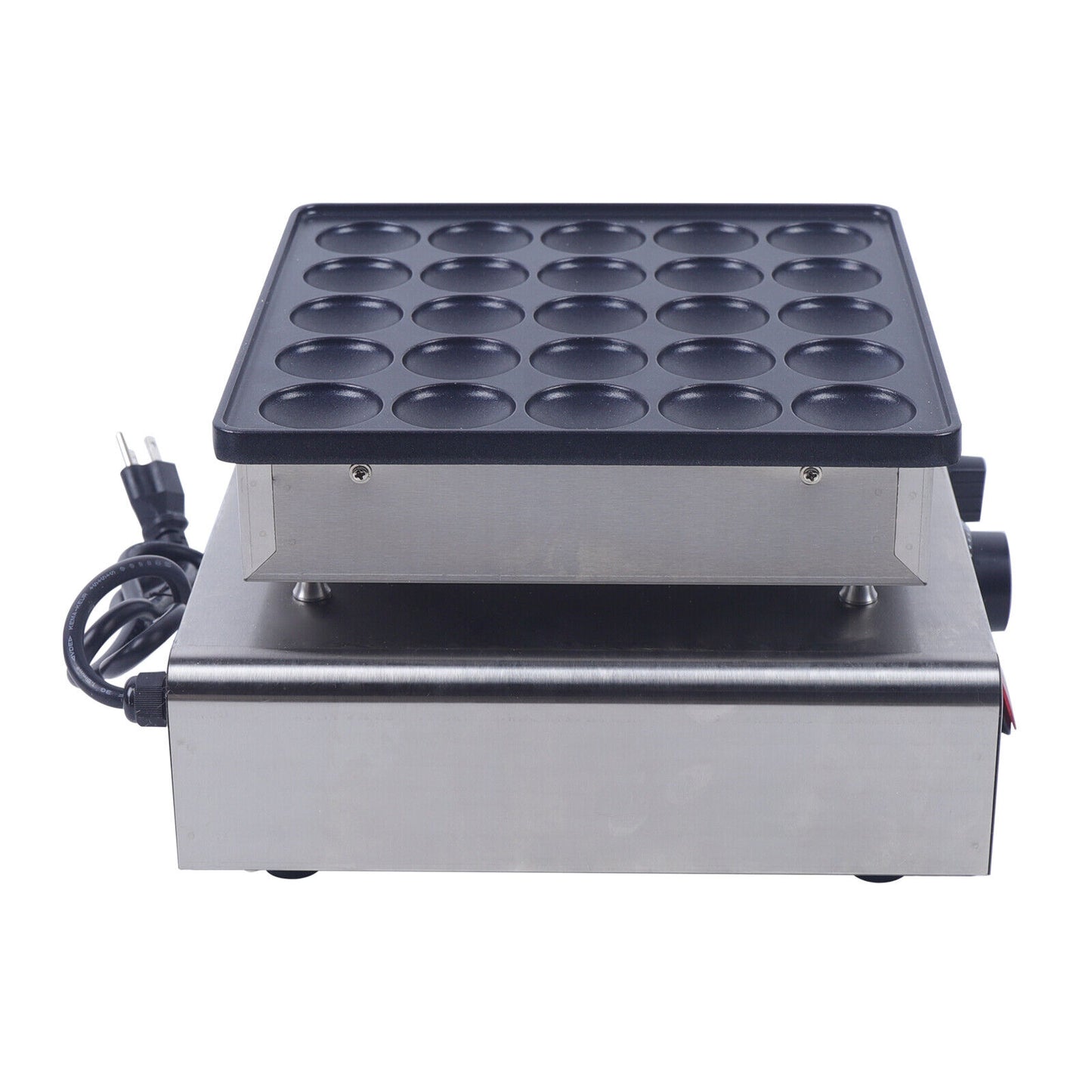 800W Commercial Nonstick Waffle Maker Mini Dutch Pancake Baker E43707